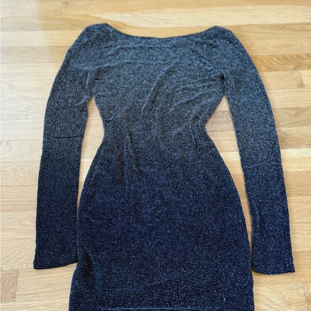 Urban Outfitters Silence + Noise Cowl Back Miami mini dress Holiday NYE Size S